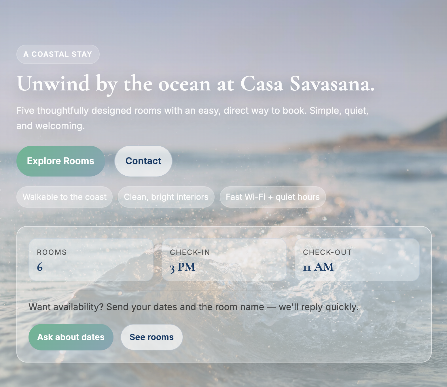 Carefully designed Web pages and visual composition